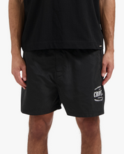 CROYEZ STAMP SWIM SHORTS | BLACK