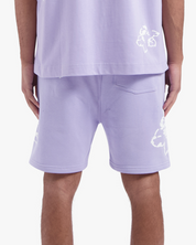 CROYEZ INITIAL FLOWER SHORTS | LILAC