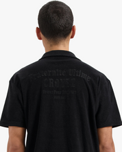 CROYEZ FRATERNITÉ TOWELLING SHIRT | BLACK