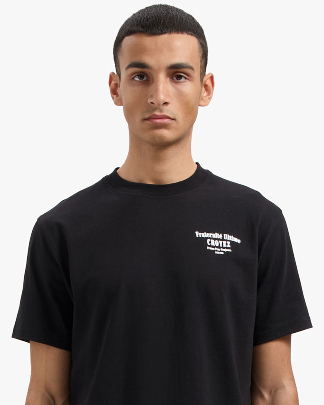 CROYEZ FRATERNITÉ T-SHIRT | BLACK/WHITE