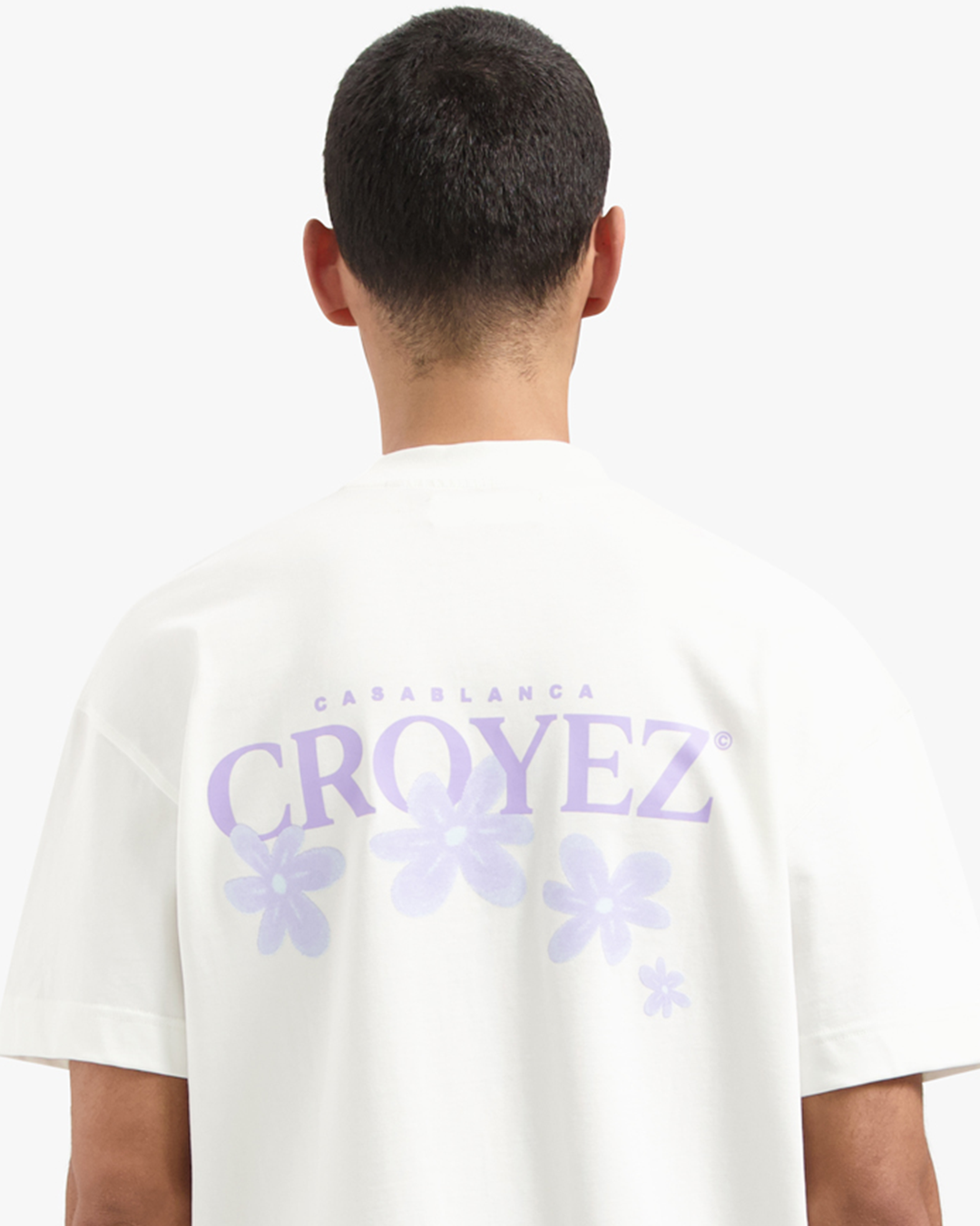 CROYEZ BOTANIQUE T-SHIRT | OFF-WHITE/LILAC