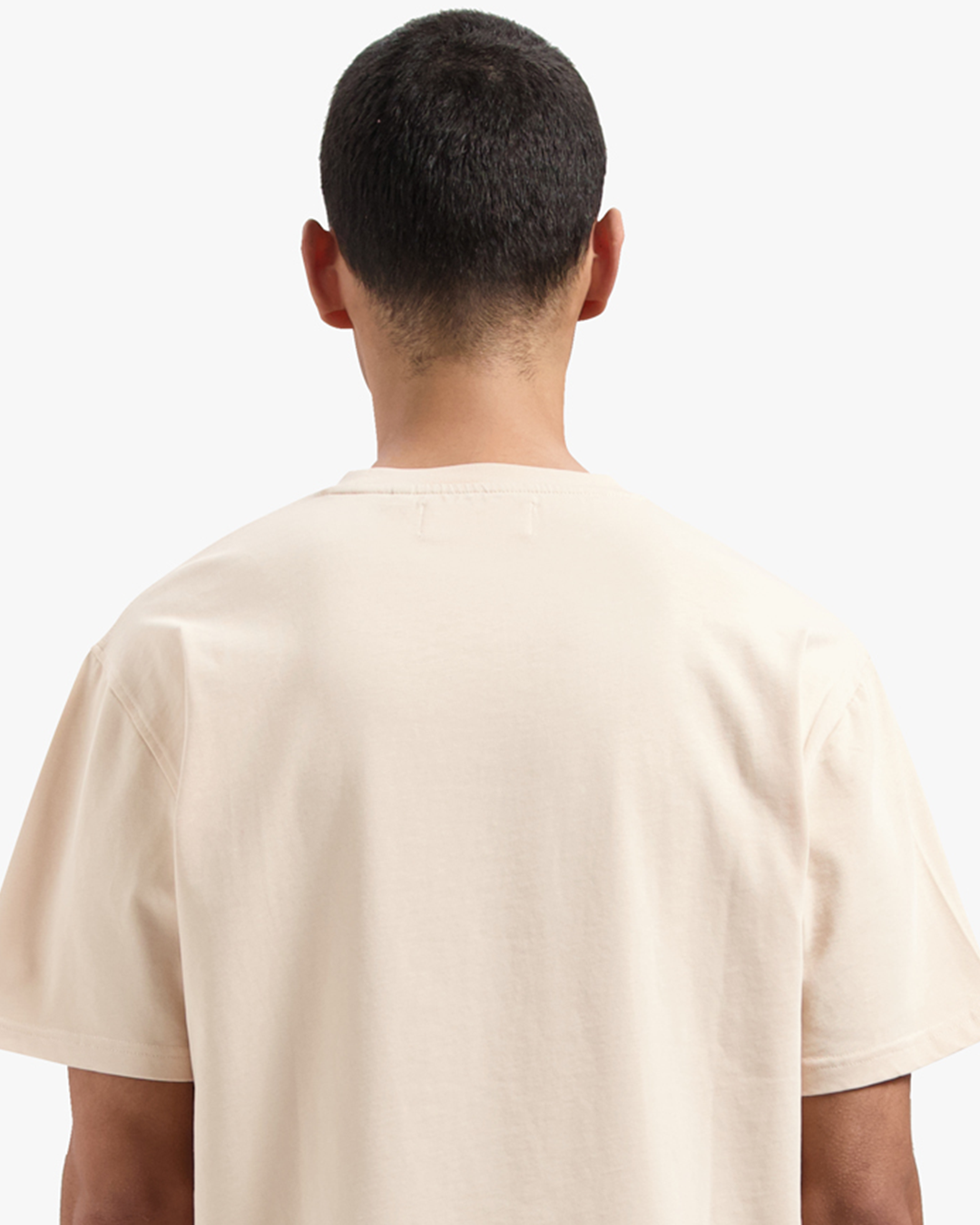 CROYEZ CUT OUT HEART T-SHIRT | BEIGE