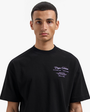 CROYEZ SHOWROOM T-SHIRT | BLACK/LILAC