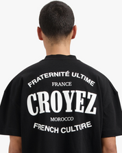 CROYEZ STAMP T-SHIRT | BLACK