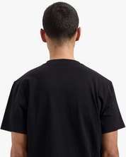 CROYEZ FELT HEART T-SHIRT | BLACK/RED