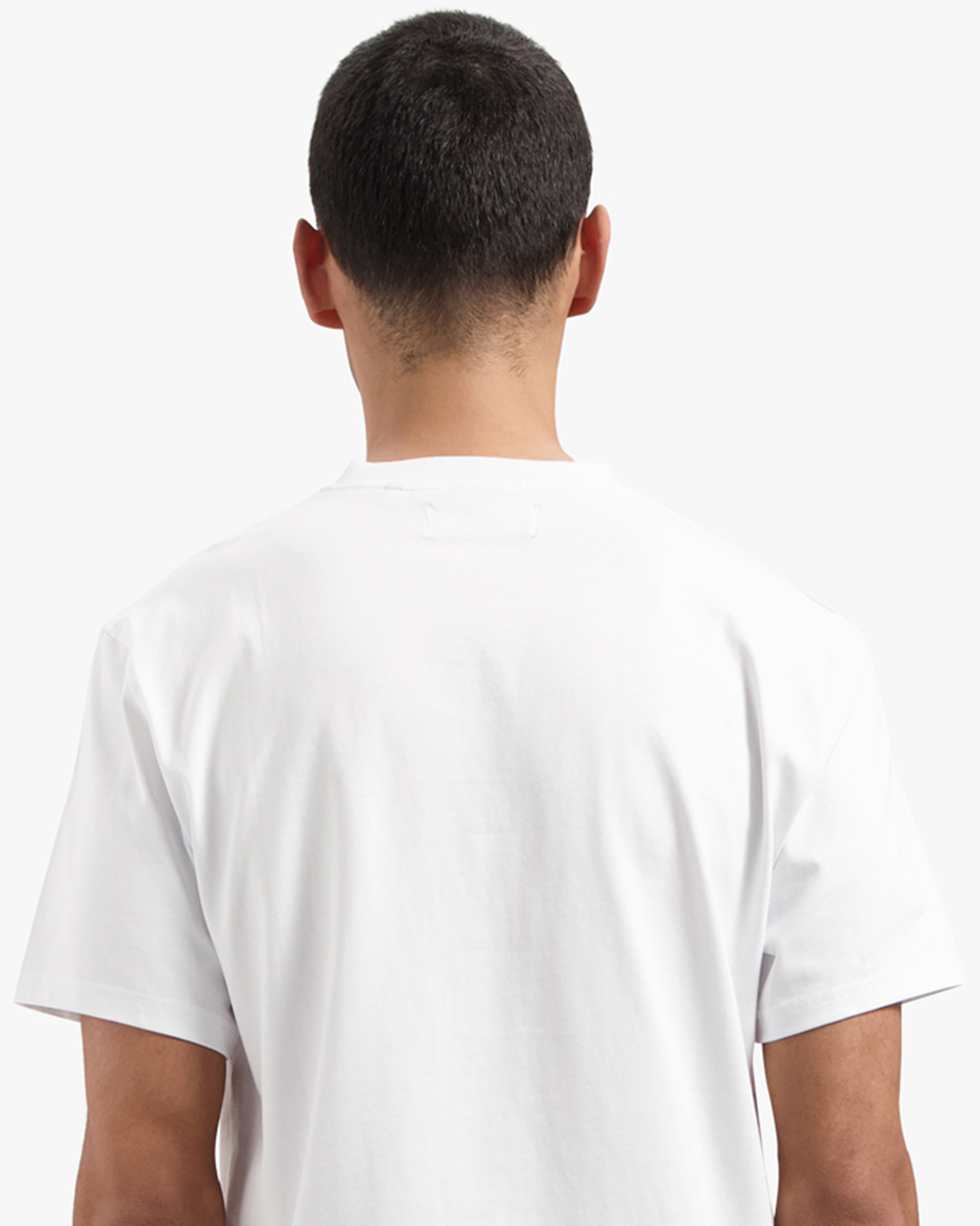 CROYEZ FELT HEART T-SHIRT | WHITE/RED