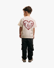 Croyez Mini Puffed Heart T-Shirt | Off-White