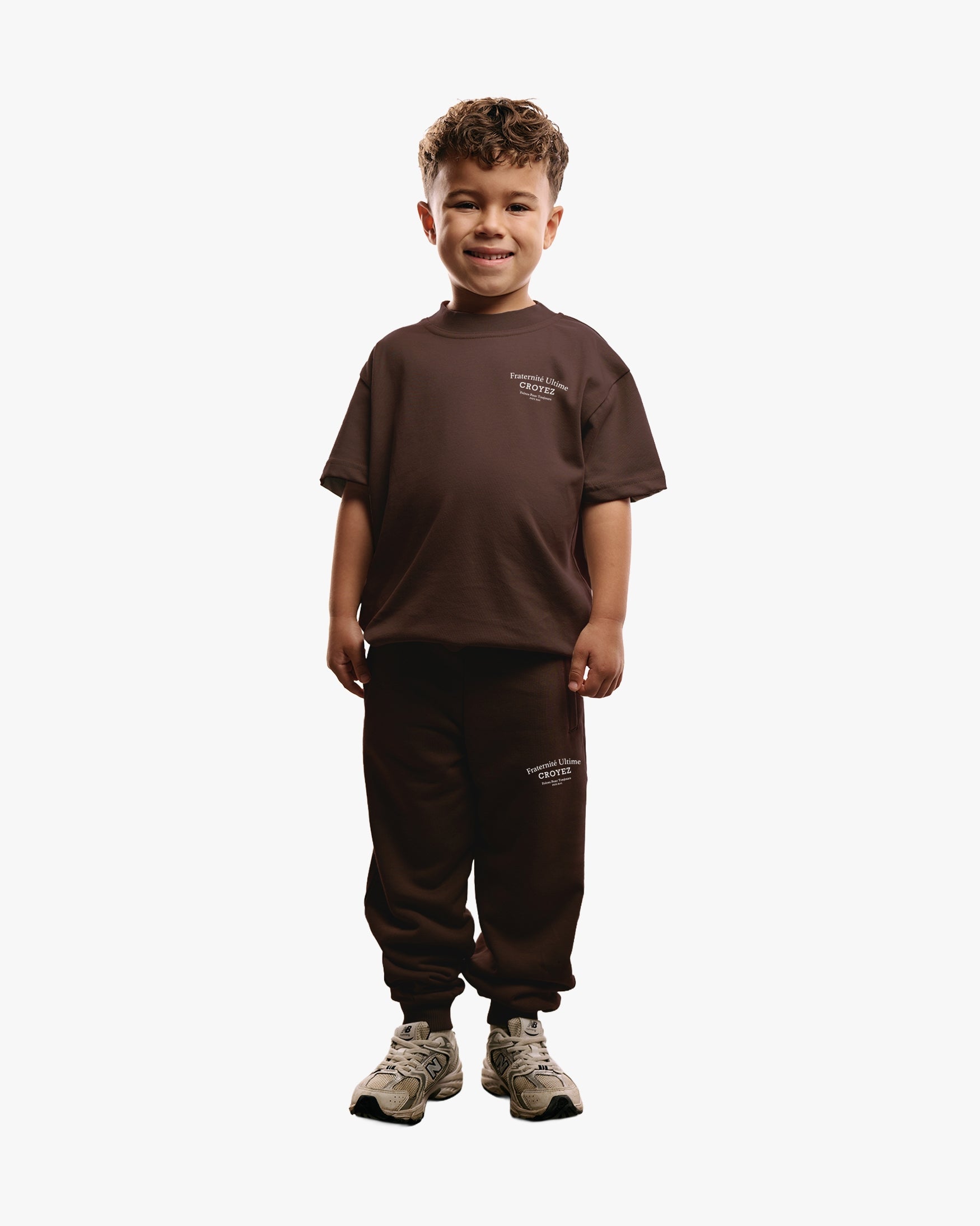 CROYEZ MINI FRATERNITÉ T-SHIRT | BROWN