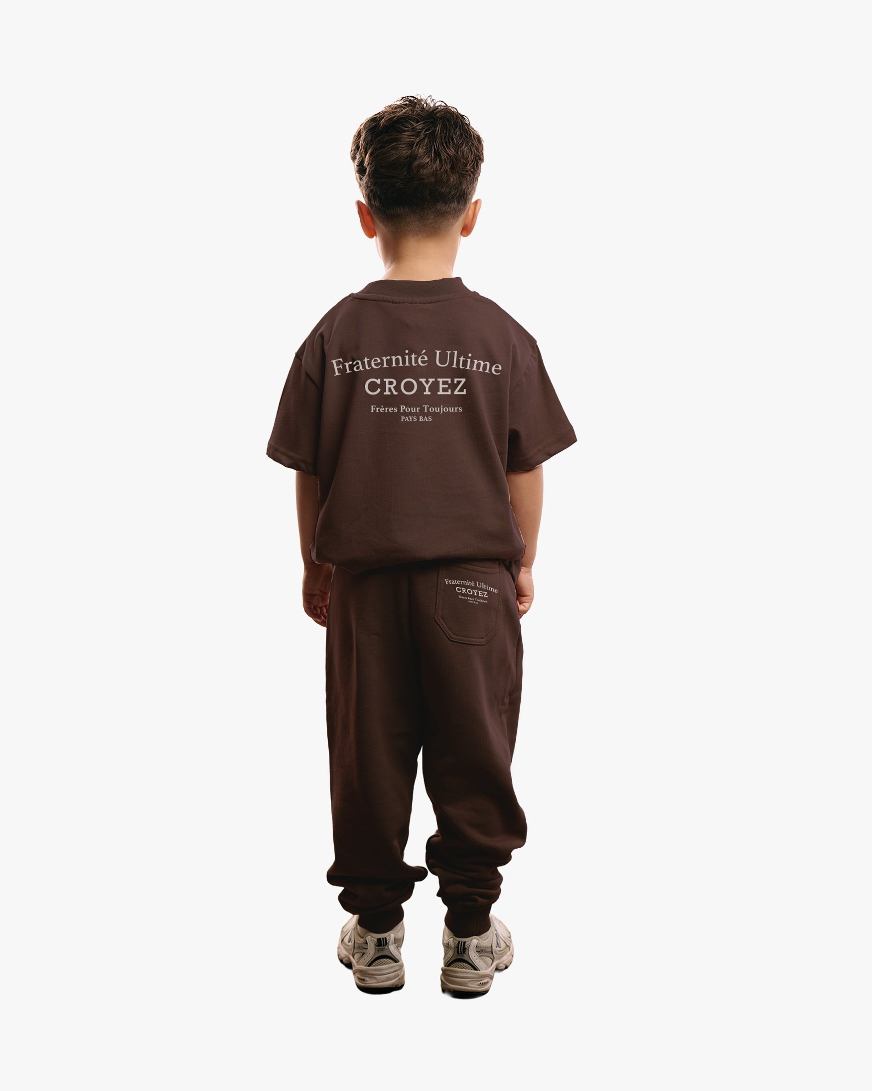 CROYEZ MINI FRATERNITÉ T-SHIRT | BROWN