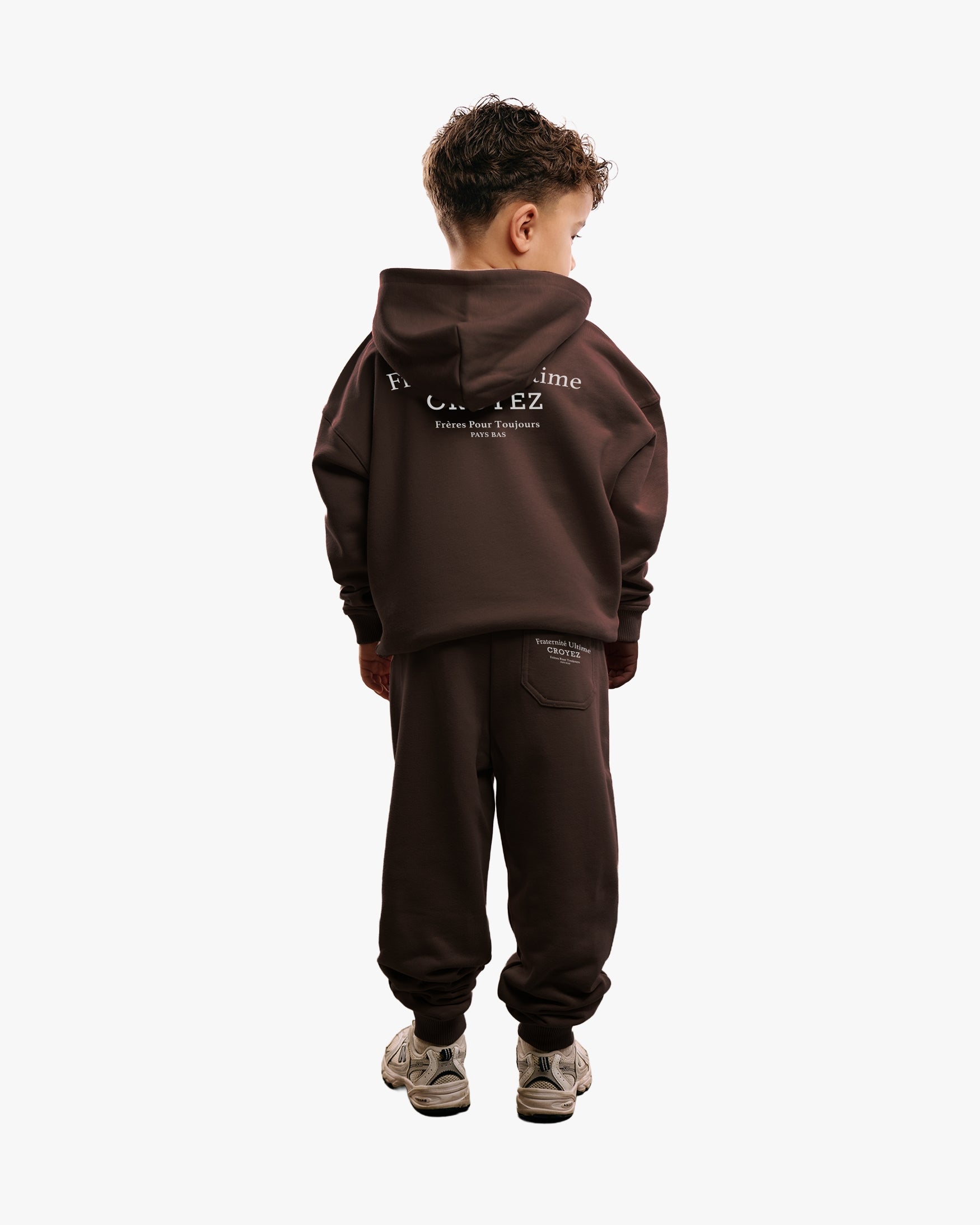 CROYEZ MINI FRATERNITÉ SWEATPANTS | BROWN