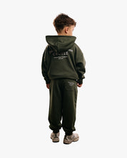 CROYEZ MINI FRATERNITÉ ZIP-HOODIE | DARK GREEN