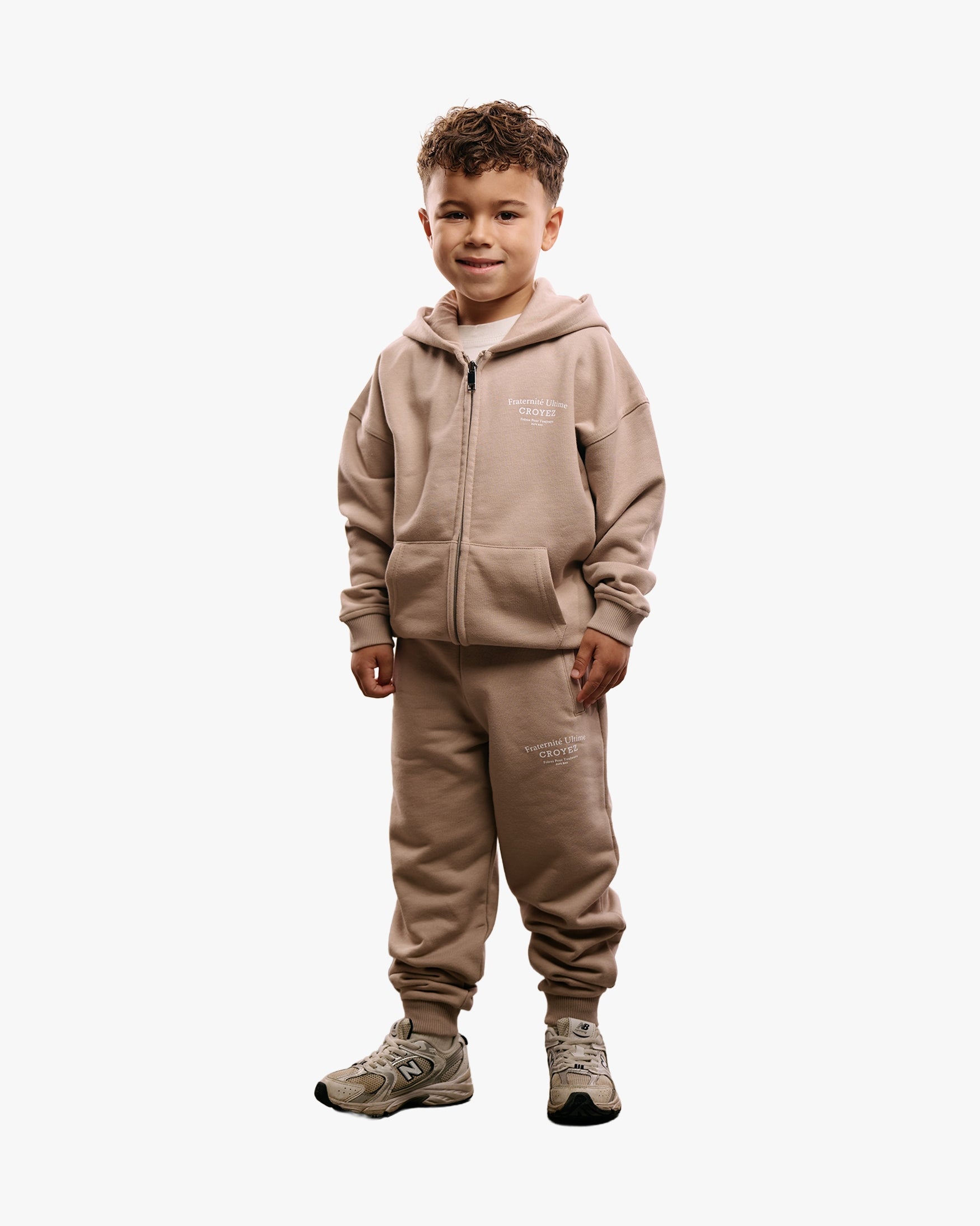CROYEZ MINI FRATERNITÉ ZIP-HOODIE | SAND