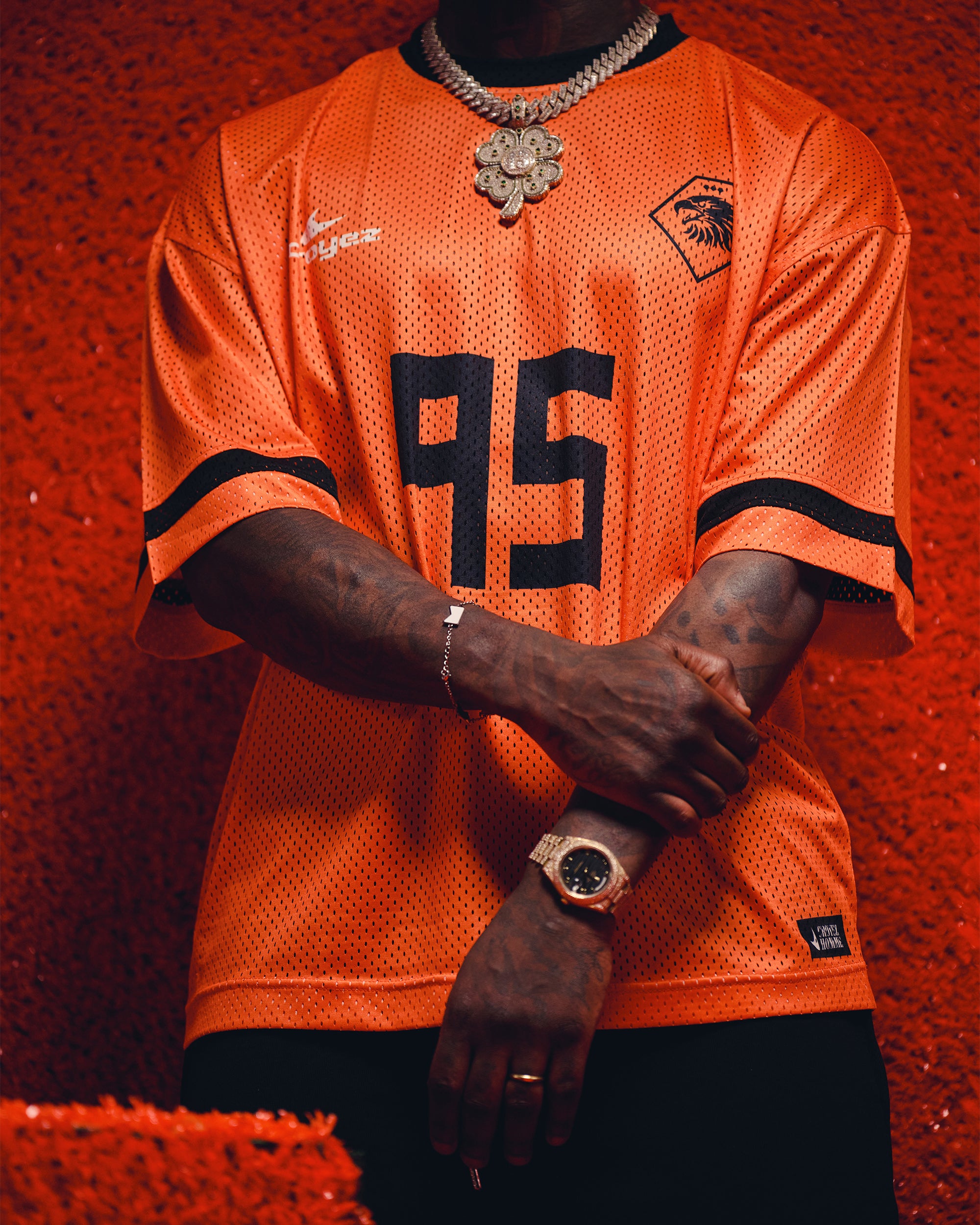 Croyez World Cup Mesh Jersey | Orange/Black
