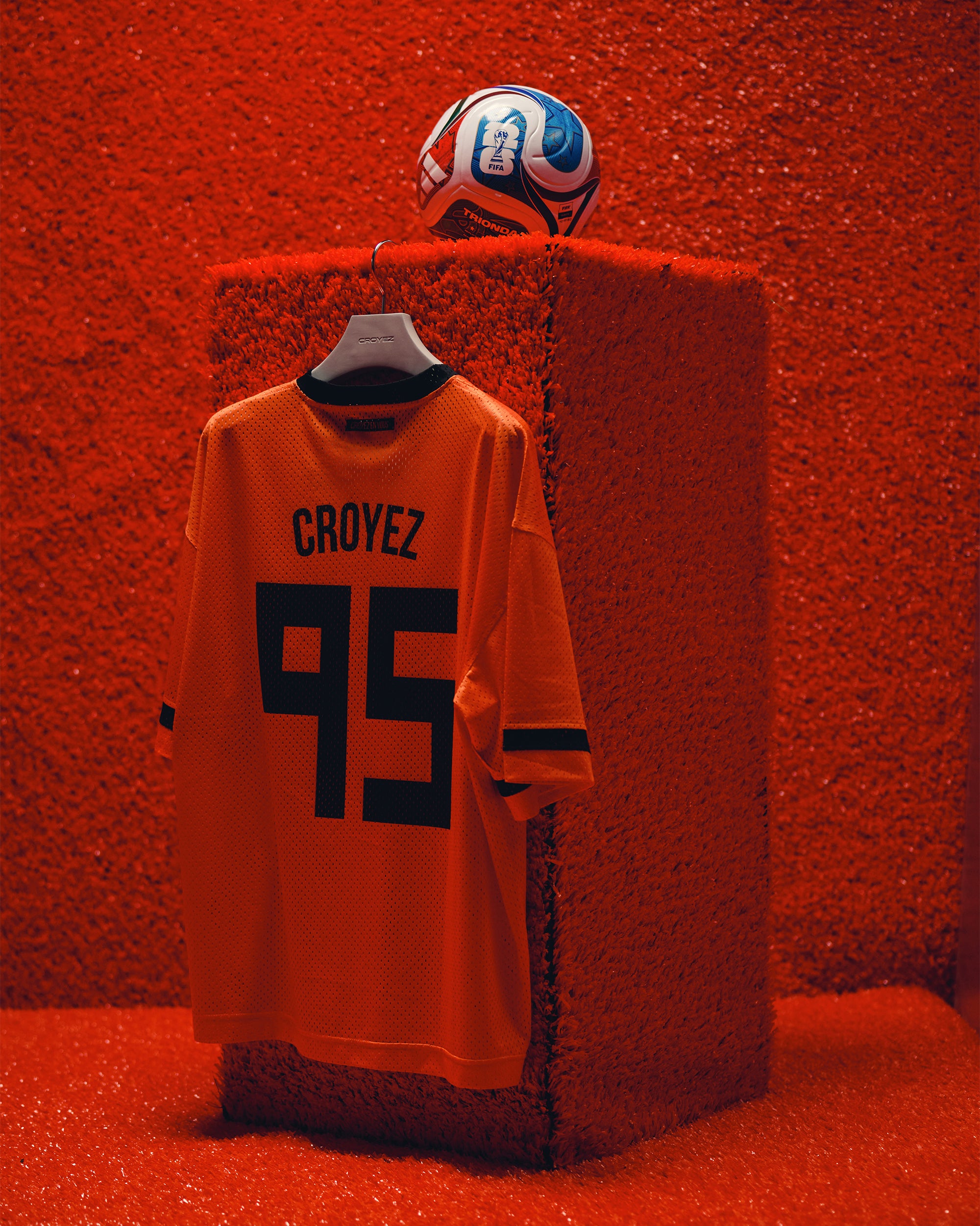 Croyez World Cup Mesh Jersey | Orange/Black