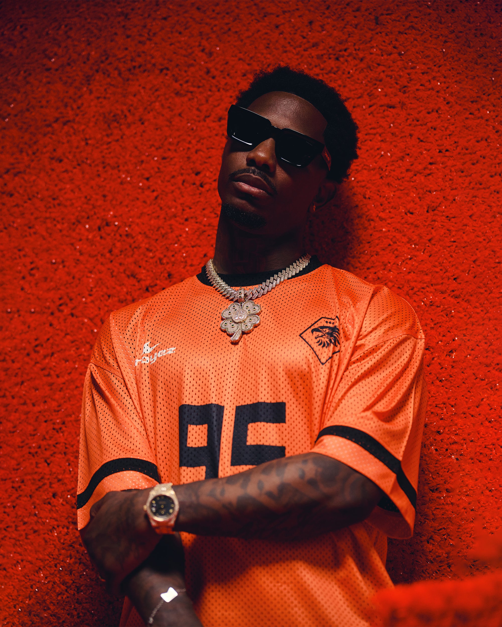 Croyez World Cup Mesh Jersey | Orange/Black