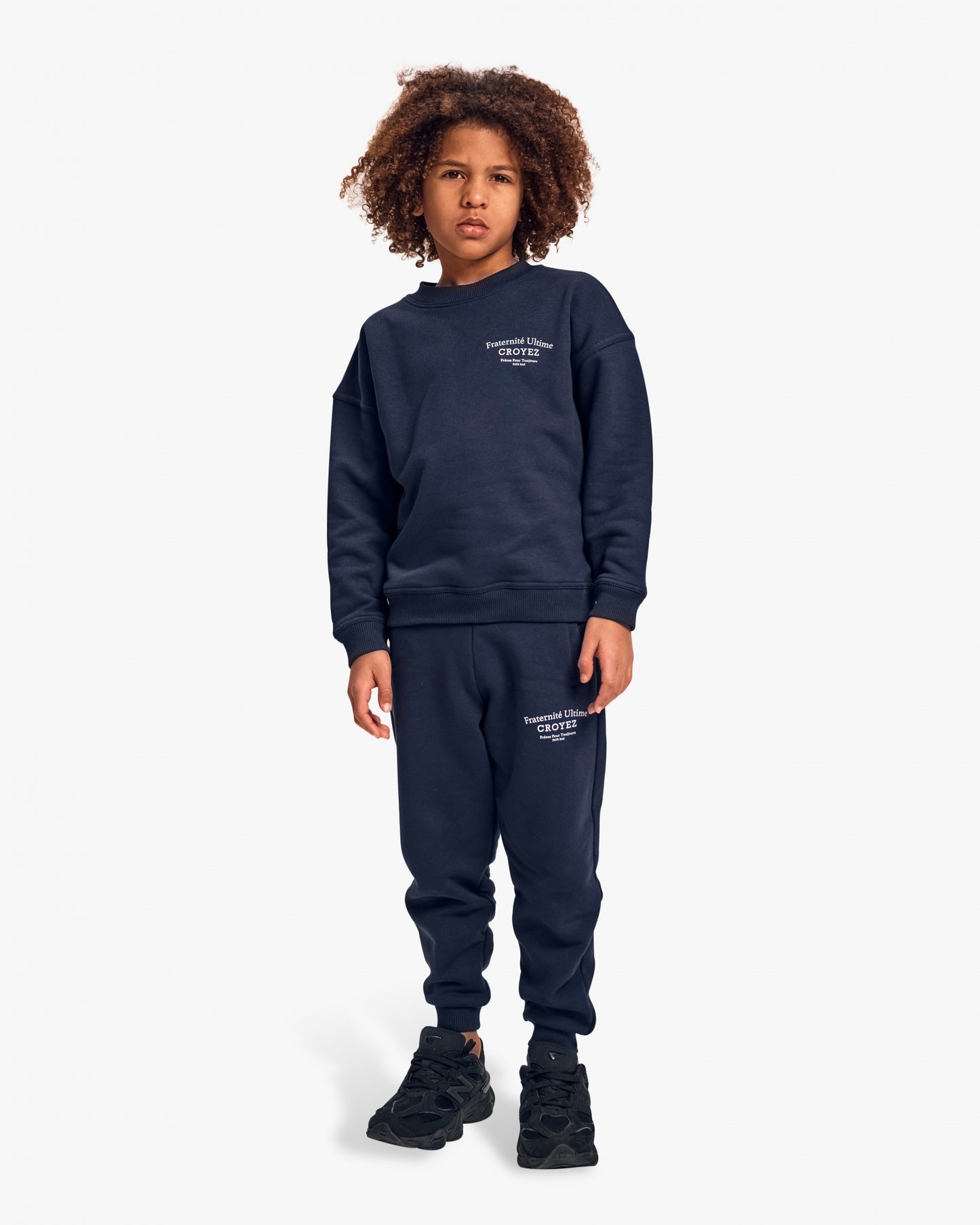 Croyez Mini Fraternité Sweatpants | Navy