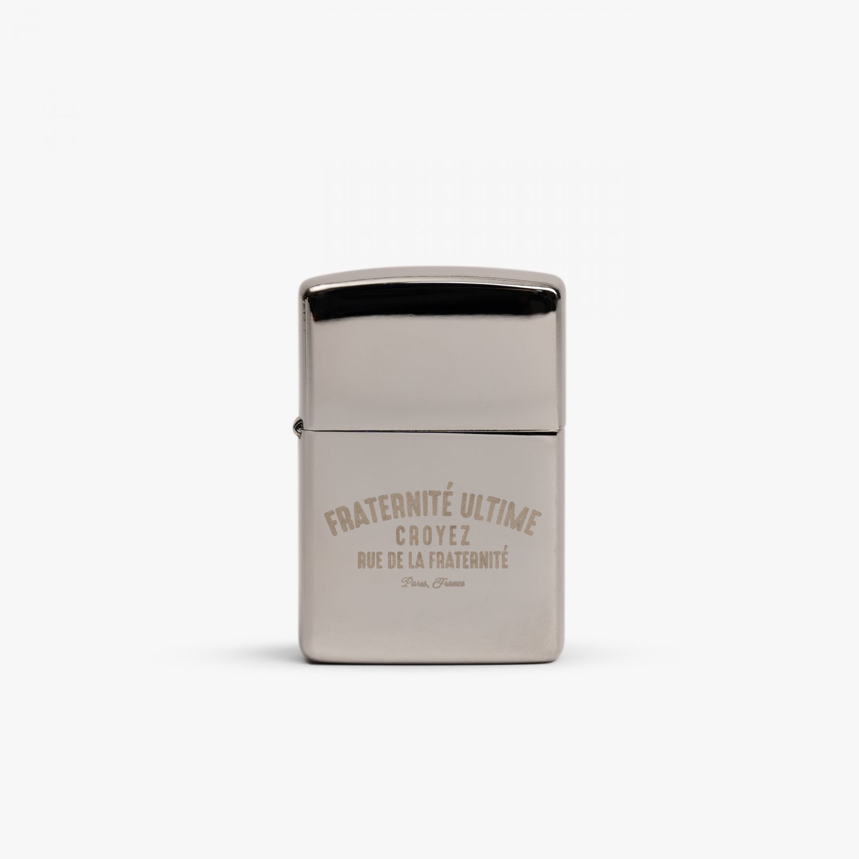 CROYEZ FRATERNITÉ REFILLABLE LIGHTER | SILVER