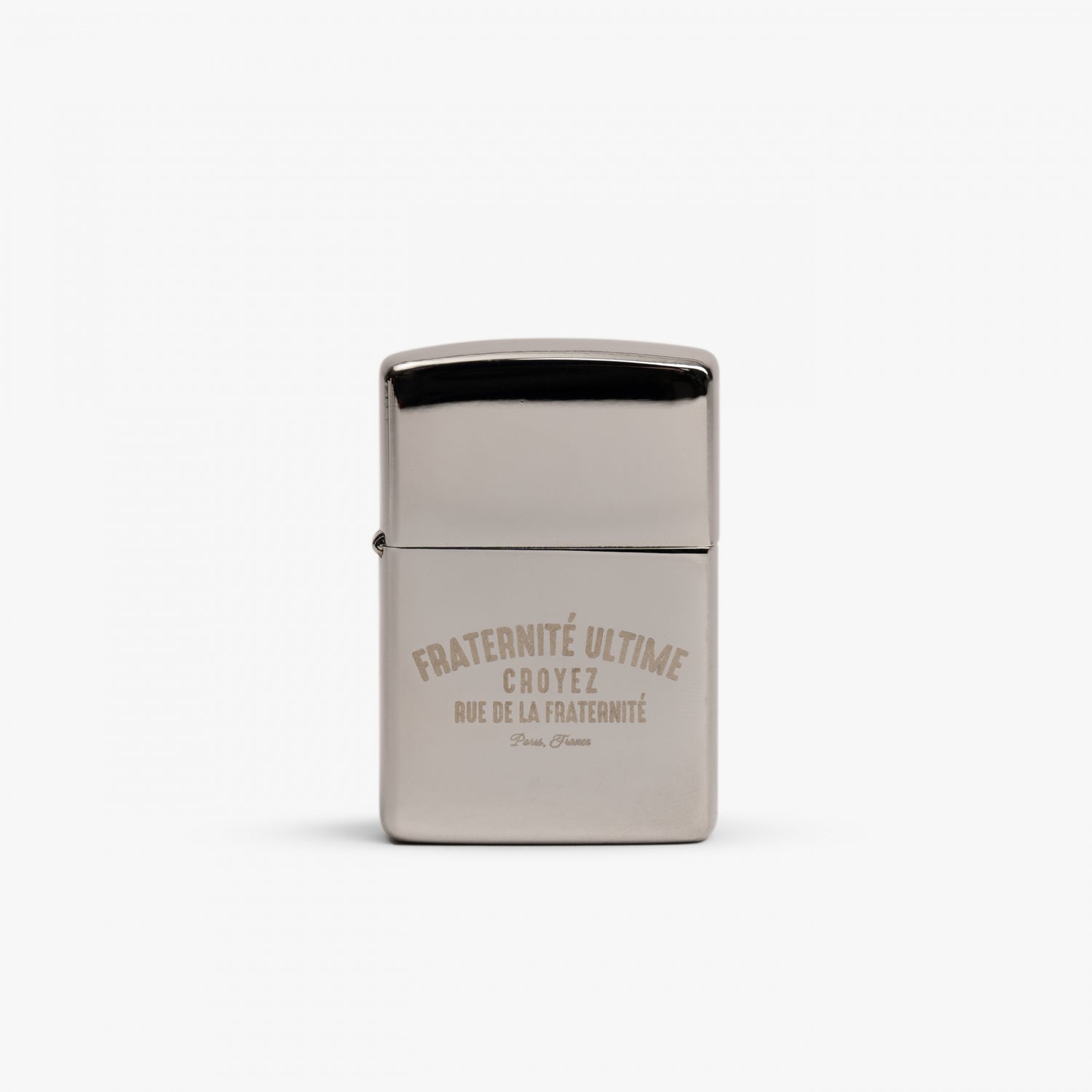 Croyez Fraternité Refillable Lighter | Silver