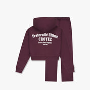 Croyez Women Fraternité Tracksuit | Burgundy
