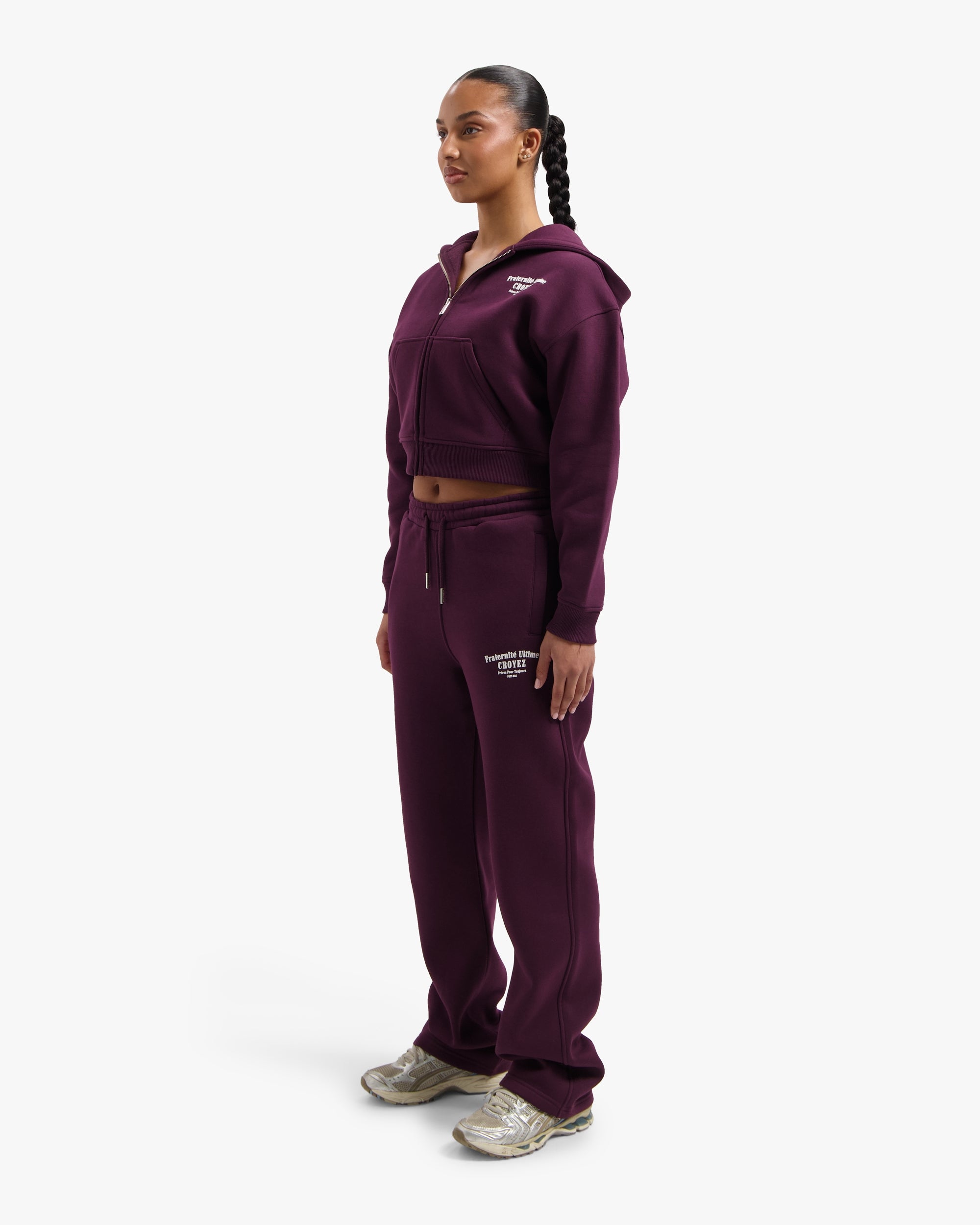 Croyez Women Fraternité Tracksuit | Burgundy