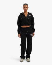 CROYEZ WOMEN FRATERNITÉ ZIP HOODIE | BLACK