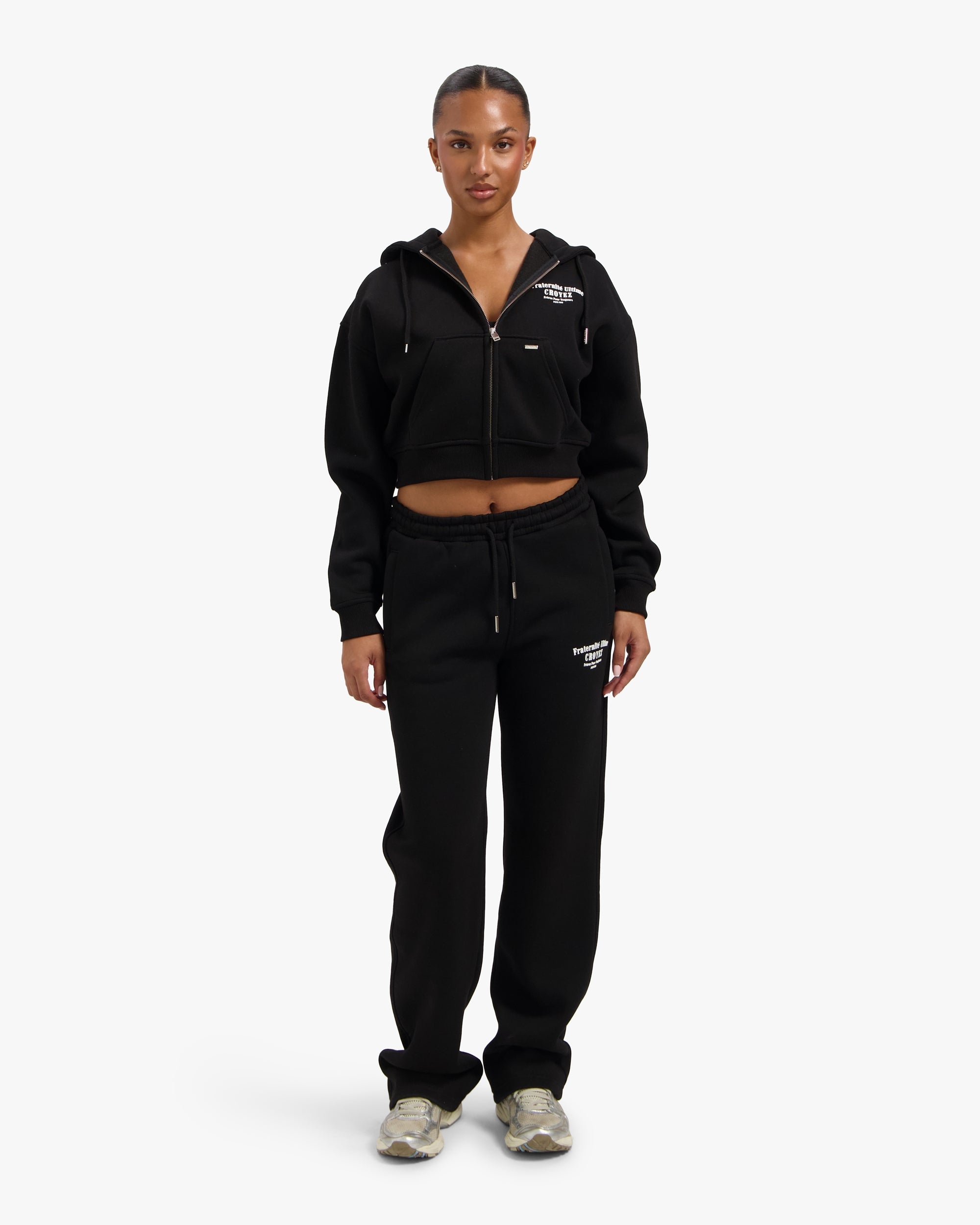 Croyez Women Fraternité Tracksuit | Black