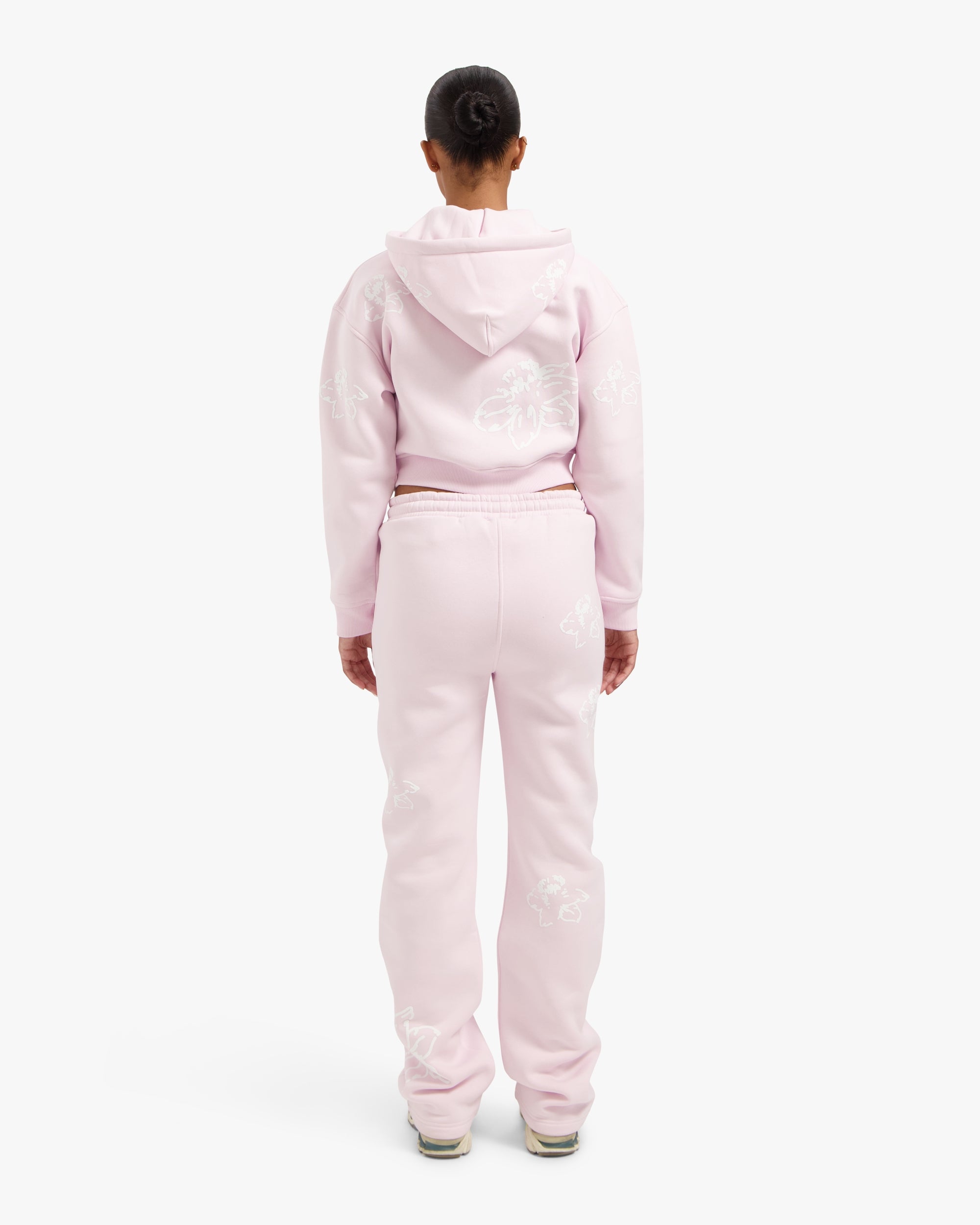 Croyez Women Initial Flower Tracksuit | Pink