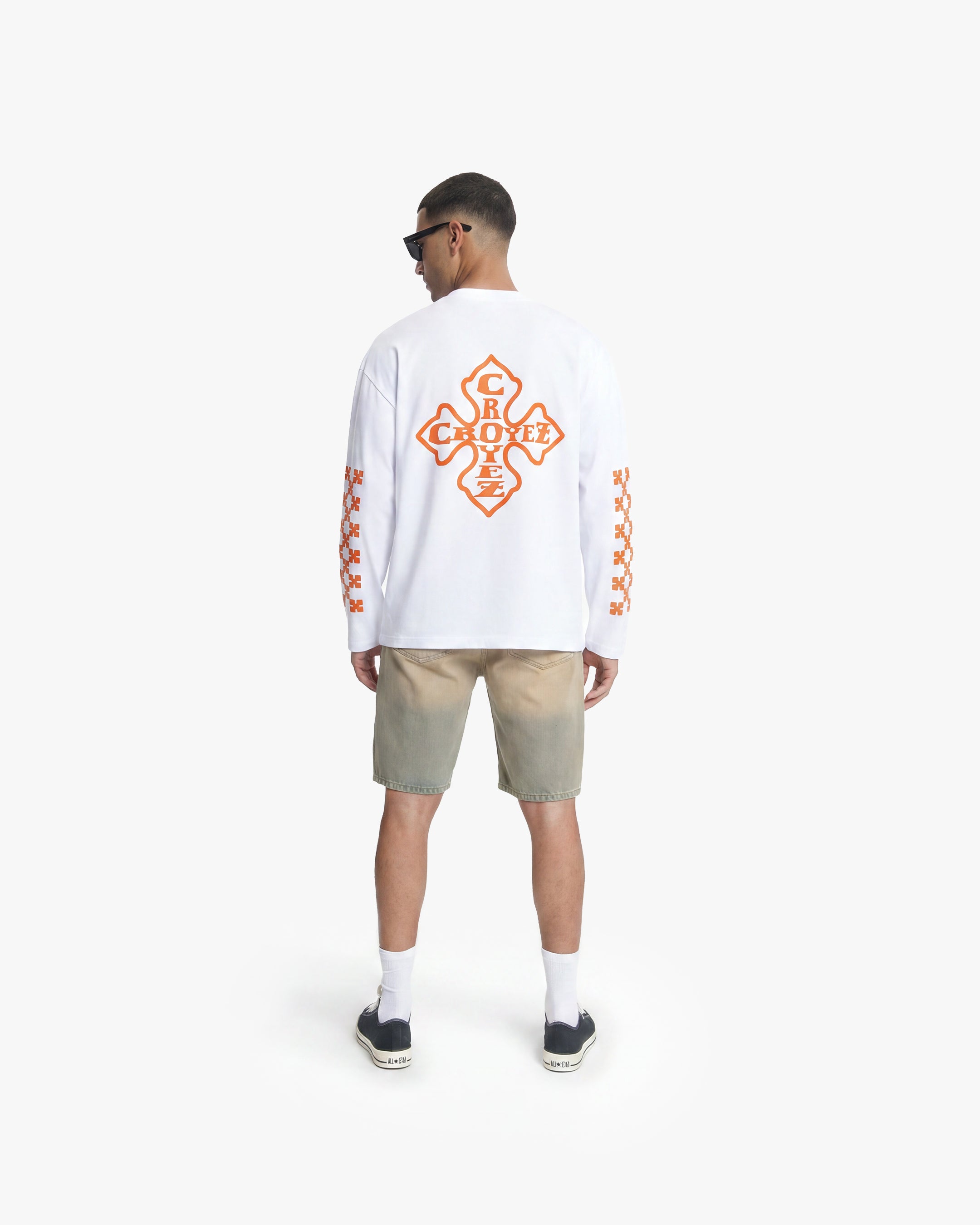 Croyez Cross Longsleeve | White/Orange