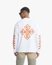 Croyez Cross Longsleeve | White/Orange