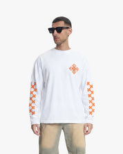 Croyez Cross Longsleeve | White/Orange