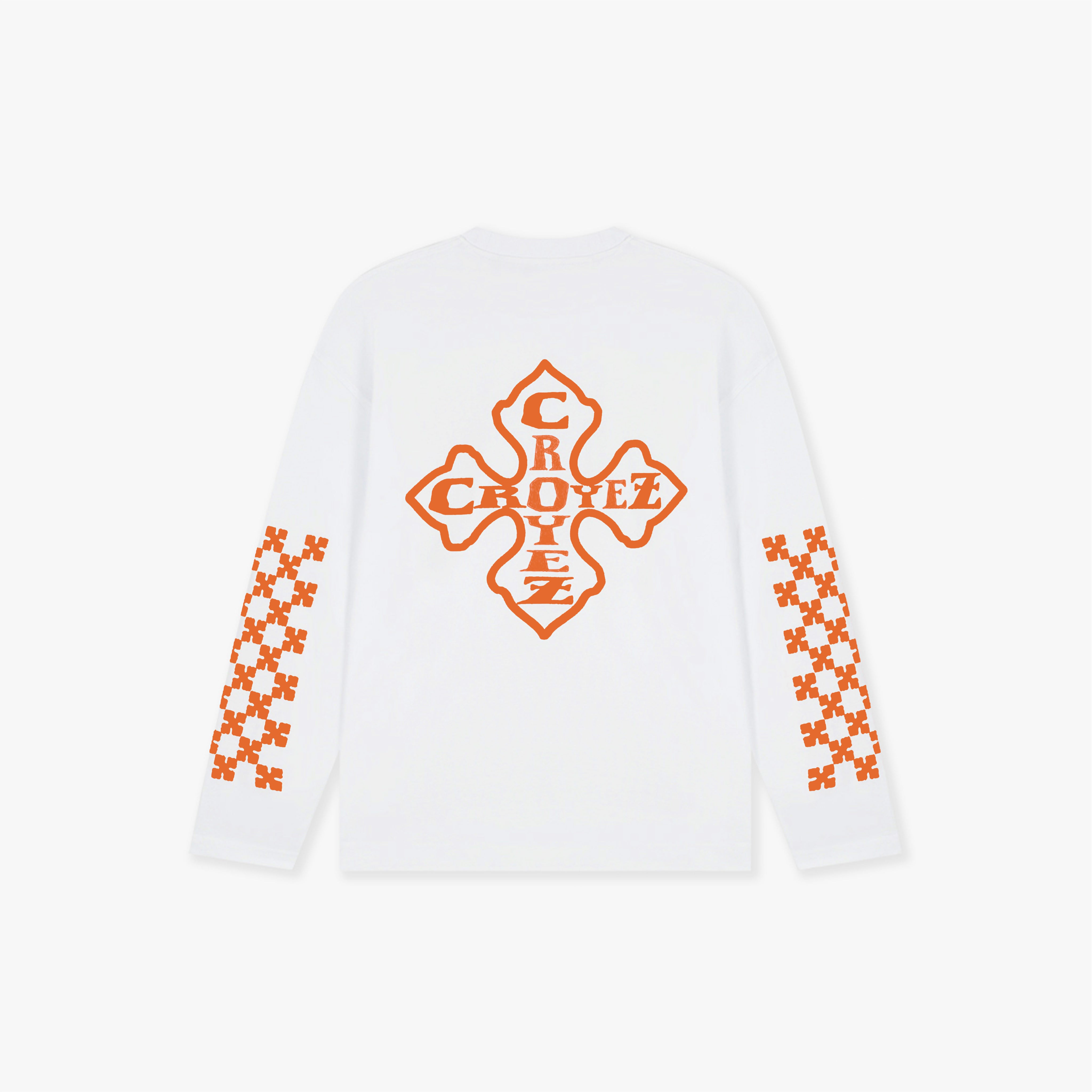 Croyez Cross Longsleeve | White/Orange