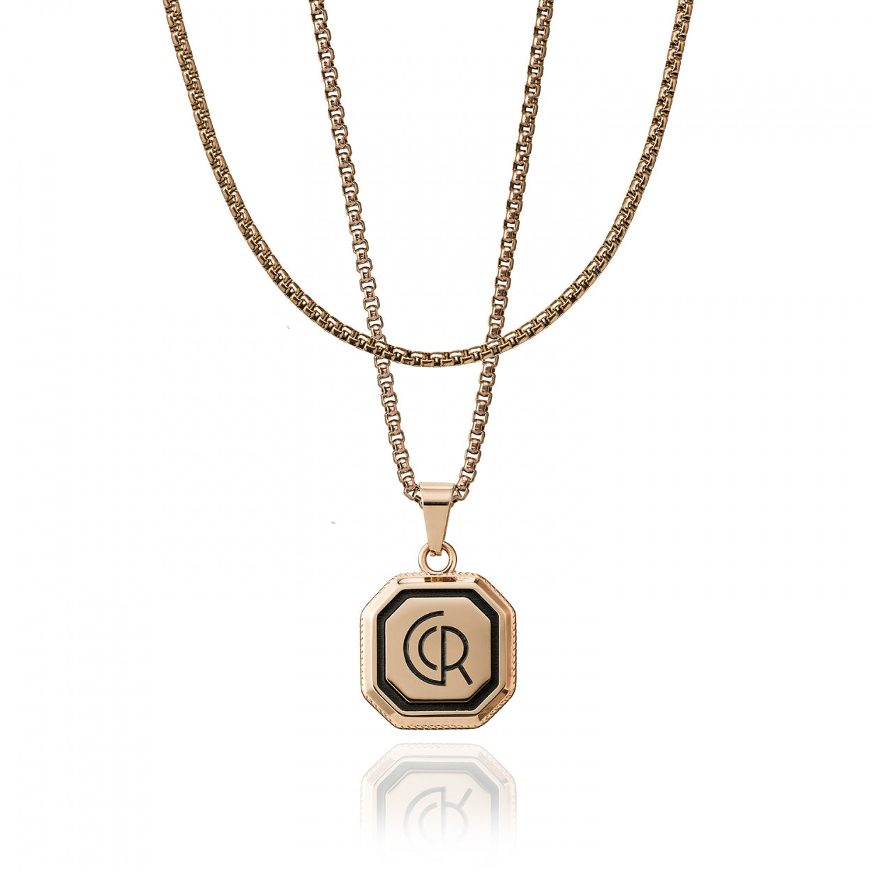 CROYEZ MONOGRAM LAYERUP - ROSE GOLD