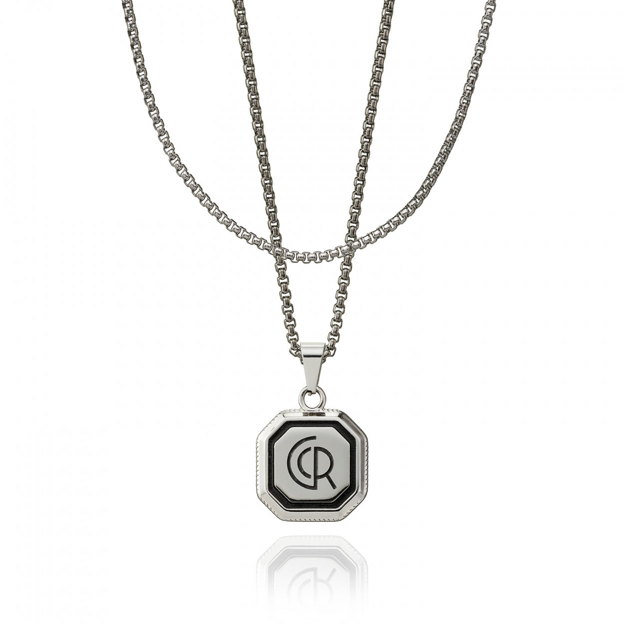 CROYEZ MONOGRAM LAYERUP - SILVER