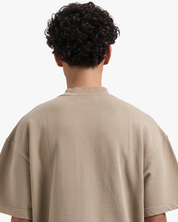 CROYEZ GARMENT DYE FRATERNITÉ T-SHIRT | STONE