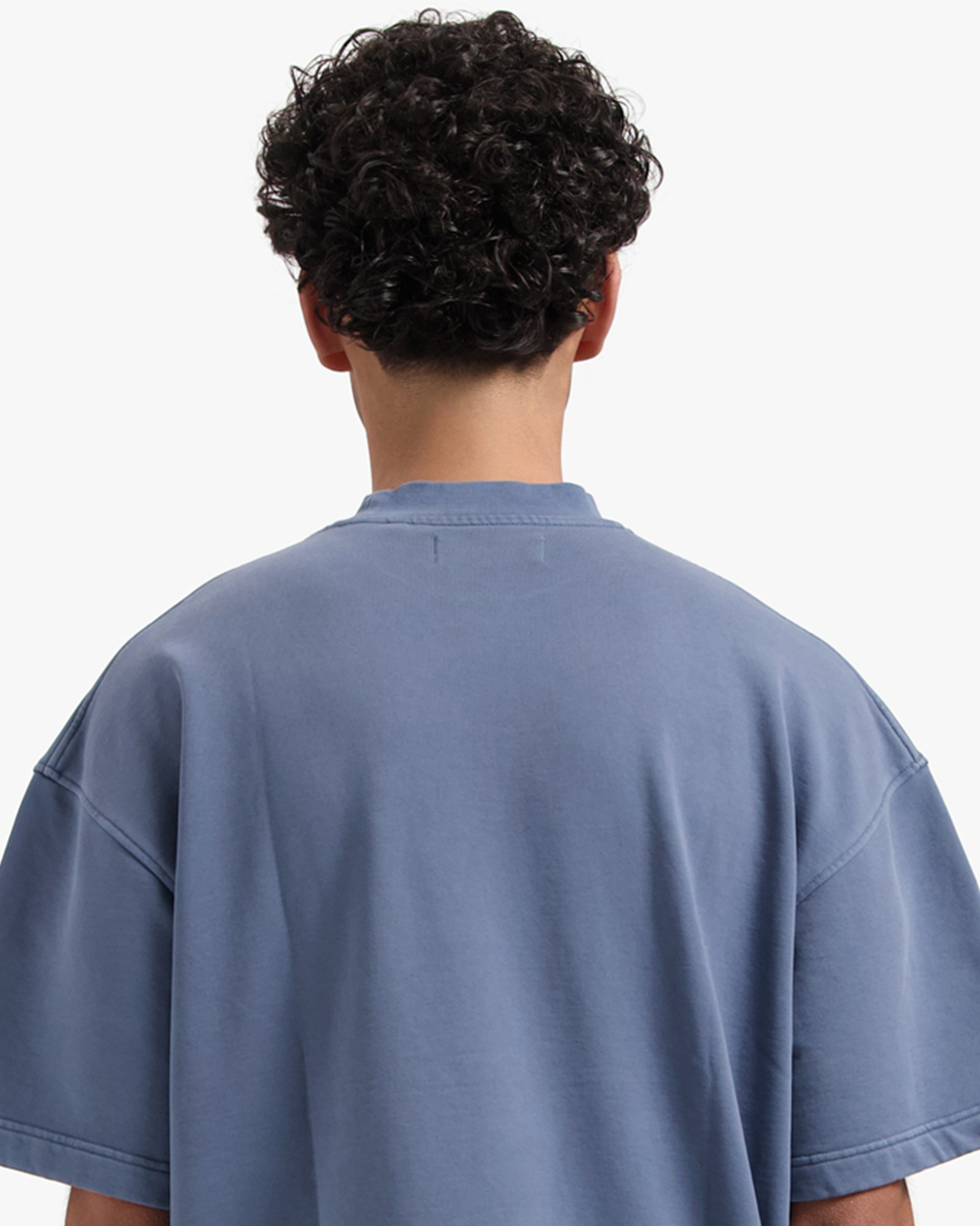 CROYEZ GARMENT DYE FRATERNITÉ T-SHIRT | BLUE