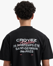 CROYEZ PRINTEMPS T-SHIRT | BLACK
