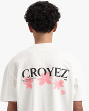 CROYEZ BOTANIQUE T-SHIRT | OFF-WHITE/PINK