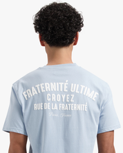 CROYEZ FRATERNITÉ T-SHIRT | LIGHT BLUE
