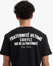 CROYEZ FRATERNITÉ T-SHIRT | BLACK