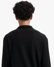 CROYEZ RIBBED LONGSLEEVE SHIRT | BLACK