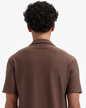 CROYEZ RIBBED SHIRT | BROWN