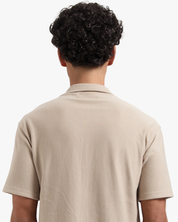 CROYEZ RIBBED SHIRT | SAND