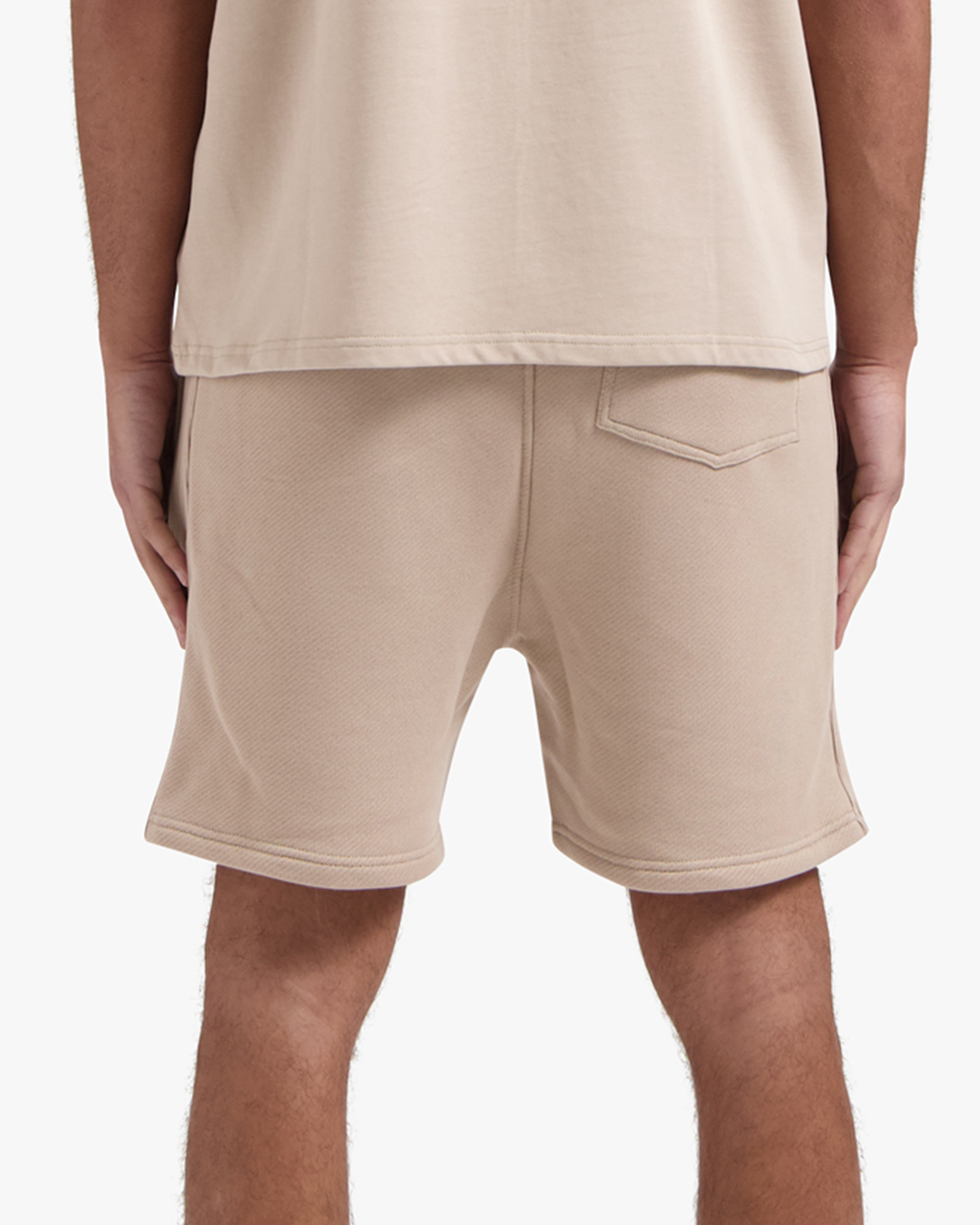 CROYEZ HEAVYWEIGHT LOGO SHORTS | STONE
