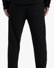 CROYEZ RIBBED STRAIGHT LEG PANTS | BLACK