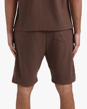 CROYEZ RIBBED SHORTS | BROWN