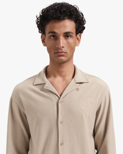 CROYEZ RIBBED LONGSLEEVE SHIRT | SAND