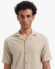 CROYEZ RIBBED SHIRT | SAND