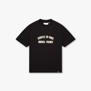 Croyez Applique T-Shirt | Black
