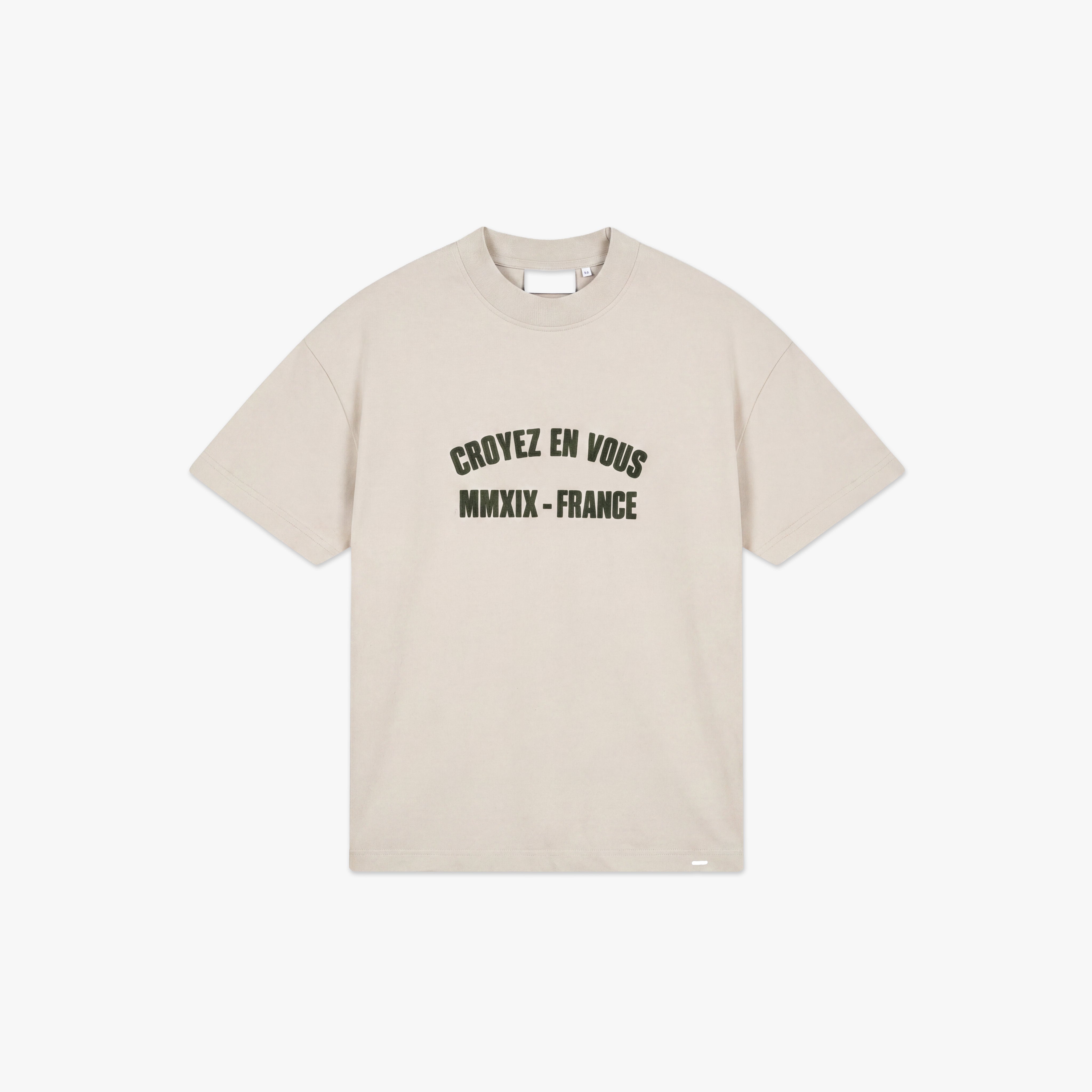  Croyez Applique T-Shirt | Light Beige