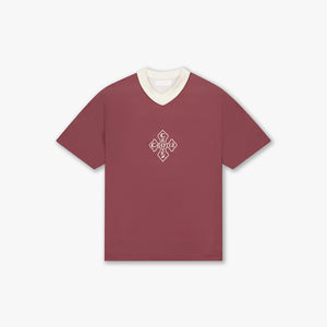 Croyez Camo Mesh Jersey | Cherry/Off-White